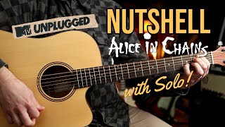 How to Play quotNutshellquot by Alice In Chains  Guitar Lesson with Donner ElectroAcoustic  Looper Demo [upl. by Joannes]