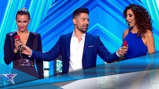 DARÍO PROXIMITY hace MAGIA y EDURNE le presta su voz  Audiciones 2  Got Talent España 5 2019 [upl. by Ala473]