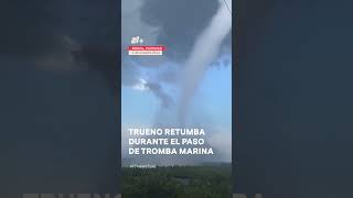 Truenos retumban mientras tornado recorre la costa nmas shorts filipinas [upl. by Aindrea]