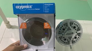 Oxygenics Shower head Genius Power Soak [upl. by Angadresma]