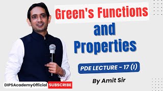 Greens Functions and Properties  PDE Lecture 17 I by Amit Sir  CSIR NET  IIT JAM Math [upl. by Rafaello]