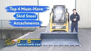 4 GameChanging Attachments  Skid Steer Solutions [upl. by Jolie193]