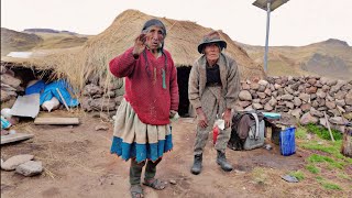 impresiónate A sus 90 Años VIVE SOLA con su Pareja en un inhóspito lugar de los Andes [upl. by Yllom]