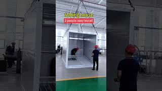 folding house contact Lisa freely WhatsApp amp WeChat 0086 17331458018​tinyhousemobilehome [upl. by Bleier]