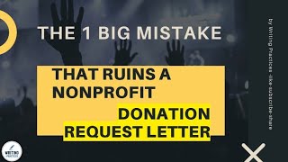 100 Works How to Write Nonprofit Donation Request Letter  Writing Practices [upl. by Nerte263]