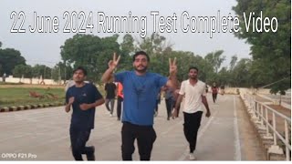 22 June 2024 Running Test Saeedabad police Training Center Karachi  Sindh Police [upl. by Nette548]