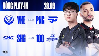 VKE vs PNG BO3  SHG vs 100 BO3  CKTG 2024  Vòng Playin  28092024 [upl. by Padegs]