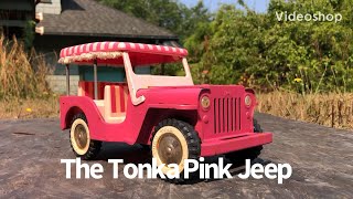 Tonka Pink Jeep goes off roading [upl. by Server251]