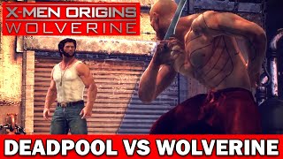 Wolverine vs Deadpool  Дэдпул против Росомахи XMen Origins Wolverine Final Boss Fight PS3 [upl. by Kciredohr]