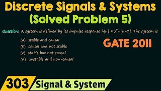 Discrete Time Signals amp Systems Solved Problem 5 [upl. by Dav597]