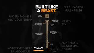 Tackling a structural project with CAMO Fasteners means Building Better Decking StructuralScrews [upl. by Caia]