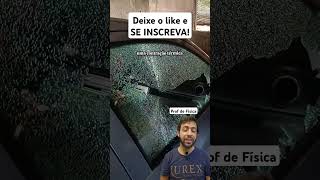 QUEBRANDO VIDRO DO CARRO Usando choque térmico Confira edu fisica enem curiosidades ciencia [upl. by Fedora419]