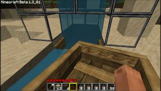 Minecraft WasserfallAufzug  Tutorial Deutsch HD [upl. by Airehs]