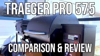 Traeger Pro 575 Grill Comparison amp Review  Triple 6 Grill [upl. by Aramad365]