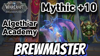 Toxic run Brewmaster Monk POV Algethar Academy 10 Dragonflight S1 [upl. by Ramsa]