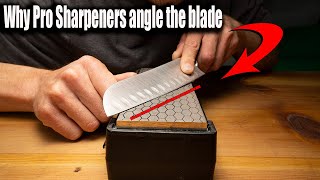 Sharpening a Kitchen Knife In Real Time  How To Sharpen A Chefs Knife [upl. by Warde493]