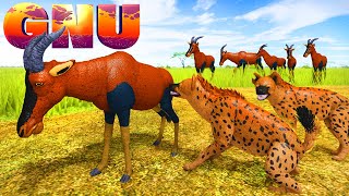 Topi e seus PREDADORES Herbívoros sem Defesa  Wild Savannah Gameplay 32 [upl. by Dowd525]