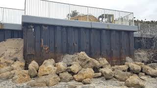 Parking Lot Seawalls Beach Erosion [upl. by Viviyan]