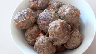 CHEESY MEATBALLS  KIDS RECIPE [upl. by Ebby574]