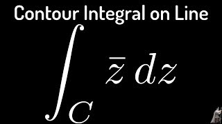 Contour Integral on a Line  Complex Variables [upl. by Eseer]