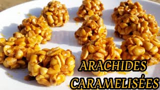 COMMENT FAIRE LES ARACHIDES GRILLÉES CARAMÉLISÉES Kounkada LA RECETTE [upl. by Nole]