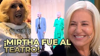 El agradecimiento de Mercedes Morán e Imanol Arias por la presencia de Mirtha en su obra teatral [upl. by Llahsram]