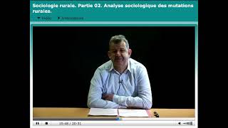 5  Analyse sociologique des mutations rurales [upl. by Ludwigg]