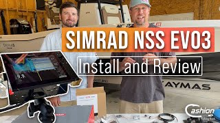 How to Install a Simrad NSS Evo3 on a Caymas 26HB [upl. by Ocirederf]