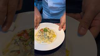 Fettuccine pasta dish for commi food trail  Simple pasta dish for beginners [upl. by Zetnas]