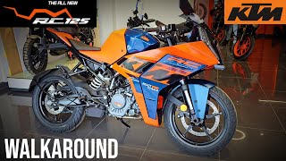 2024 KTM RC 125 Walkaround Review  Price mileage features specs [upl. by Schiff]