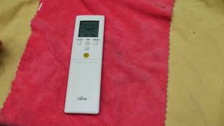 Fujitsu Aircon Remote  How to use Sleep Mode [upl. by Ulphi]