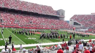 OSUMB Eye of the Tiger Half Time Show 932011 vs Akron [upl. by Ennaira307]