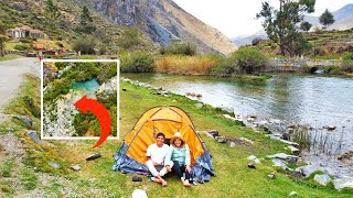 Una noche de CAMPING en HUANCAYA  Nuestra experiencia [upl. by Annaehr]