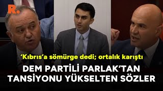 Kürsüde KKTCye sömürge dedi ortalık karıştı  DEM Partili vekilden sağ partileri çıldırtan sözler [upl. by Leitnahs25]