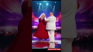 Fat couple rock the Americas Got Talent stage [upl. by Masao249]