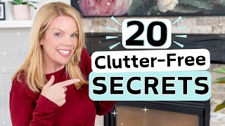 Get a ClutterFree Home  20 Things you NEED [upl. by Ger]