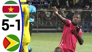 Suriname vs Guyana 51 Sheraldo Becker Goal All Goals and Extended Highlights [upl. by Nylodnarb]