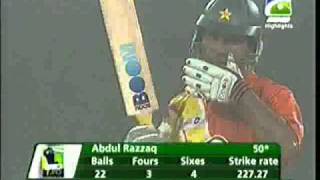 Abdur Razzaq Batting Lahore Lions vs Karachi Dolphins T20 Domestic Final 17102010mp4 [upl. by Orofselet349]