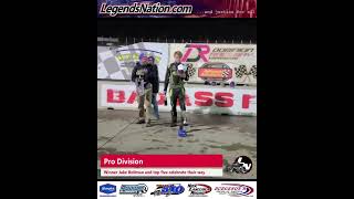 Jake Bollman and Pro Top Five Celebrate  Legend Car Asphalt Nationals  Legends Nation [upl. by Legim]