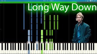 Tom Odell  Long Way Down Synthesia Tutorial SHEET Download [upl. by Phelps]