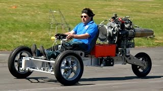 Jet Turbine powered Trike Bike Krad Vehicle quotDays of Speed and Thunder 2015quot 1080p50fpsHD [upl. by Barcellona]