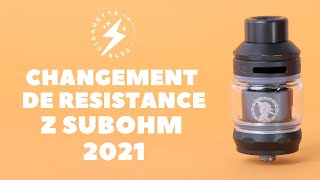 Clearomiseur Z Subohm 2021  Geekvape  Changement de résistance et amorçage  Kit Aegis Legend 2 [upl. by Rodrigo]