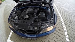 BMW E46 320i Ramair Jet Stream Air Intake  Sound  1 [upl. by Sexela827]