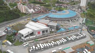 Volando en DroneMavic Air 4K Manizales Terminal de Transportes Oct 11 de 2018 CaldasColombi [upl. by Aicirtak]