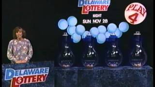 Delaware Lottery Drawing  November 28 1993 [upl. by Hahseram]