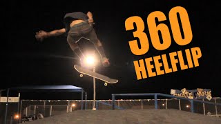 Backside Heelflip 360 Skateboarding [upl. by Kataway]