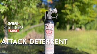 SABRE Frontiersman MAX  The Only Bear amp Mountain Lion Spray [upl. by Rome147]