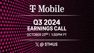 TMobile Q3 2024 Earnings Call Livestream [upl. by Ellecrag6]