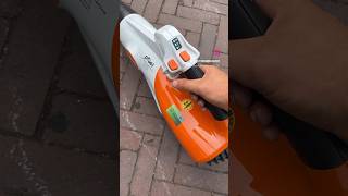 Can your leaf blower do this😆 New Stihl BGA250 via poelonline stihl shorts [upl. by Noteek148]