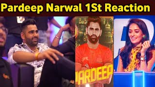 Pardeep Narwal First reaction After joining Bengaluru Bulls Team PKL 11 Auction  Bulls New Squad [upl. by Ludwog721]